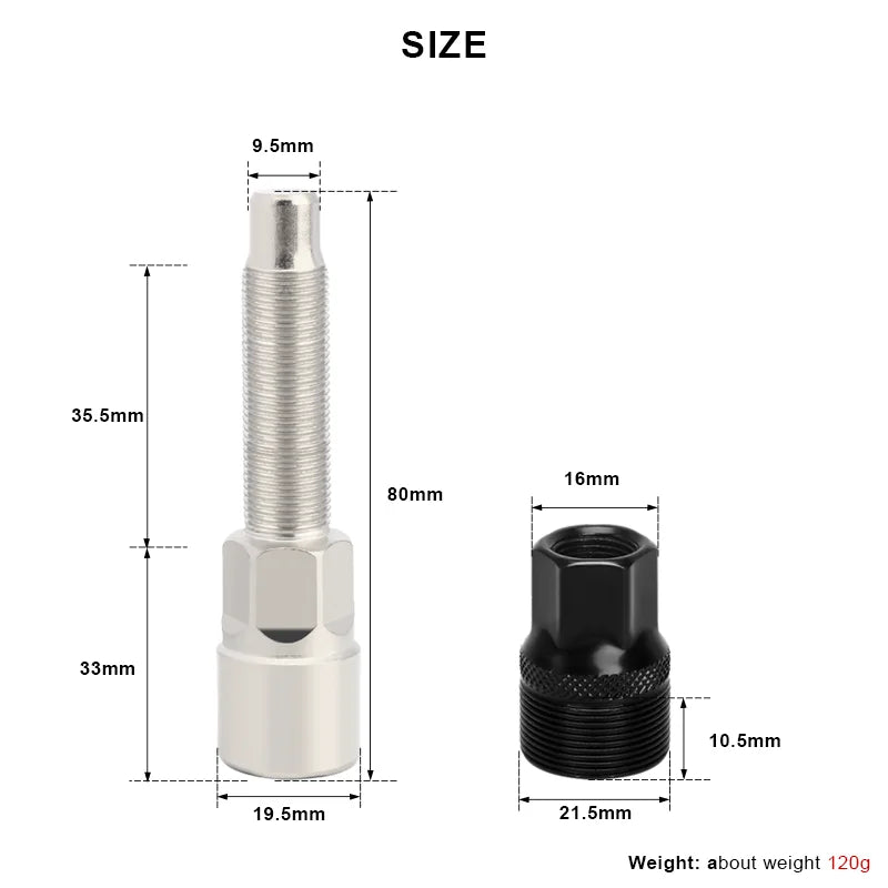 Bike crank set (pedal remover)