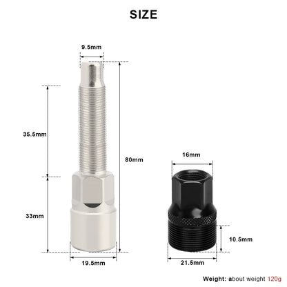 Bike crank set (pedal remover)